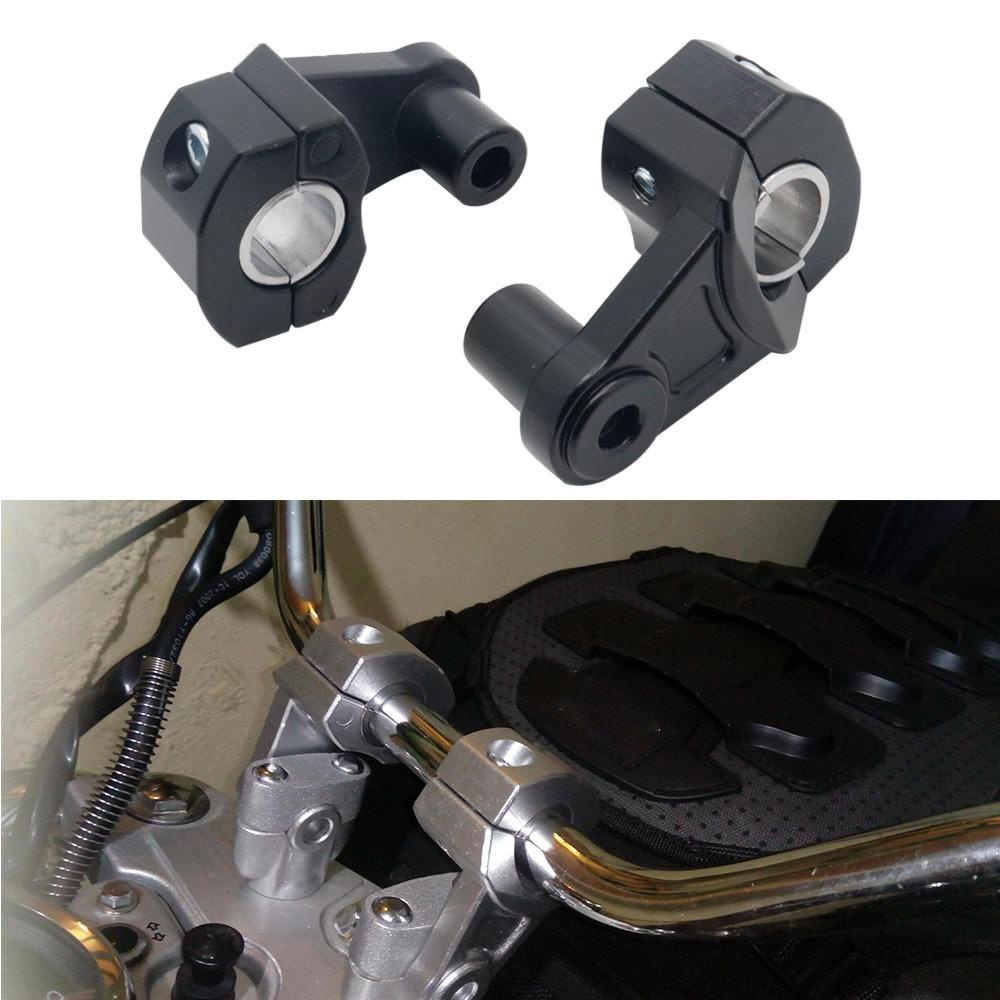 POPULAR Riser Motor 22MM 28MM Untuk Kawasaki Untuk BMW F650GS Pengangkat Untuk Honda Aluminium Handle Bar