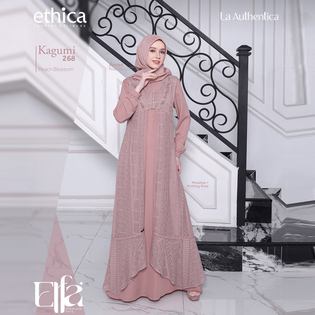 Sarimbit Ethica Terbaru / ELFA Peach Blossom