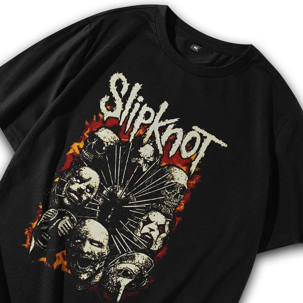 Kaos Band Slipknot / Kaos Slipknot Death Metal / Groove Metal / Baju Metal / T shirt Metal / Tshirt 