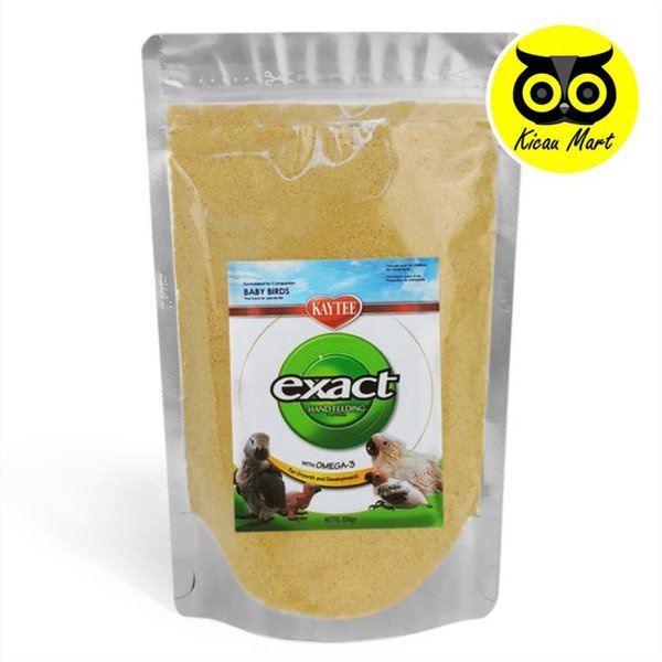 Pakan Kaytee Exact With Omega 3 Bubur Lolohan Makanan Anak Burung Parrot Lovebird Afgrey Kakatua Macaw Nuri Falk Betet Sunconure Baby Bird Hand Feeding Formula