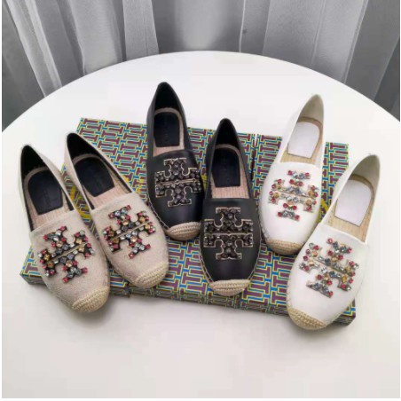TB rhinestone fisherman/flat shoes casual shoes