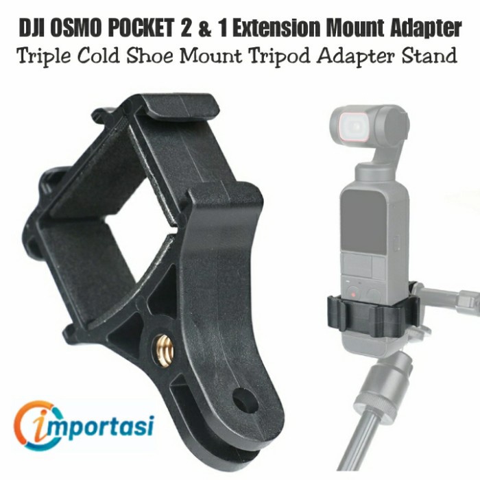 RCSTQ Extension Mount Tripod Adapter Stand DJI OSMO POCKET 2 &amp; 1