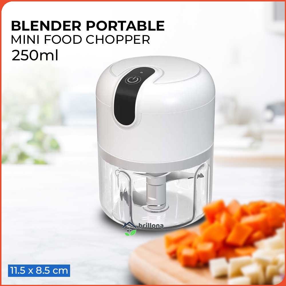 Food Chopper Mini Electric USB Charge Three Layer Blade 250ml - MGC220