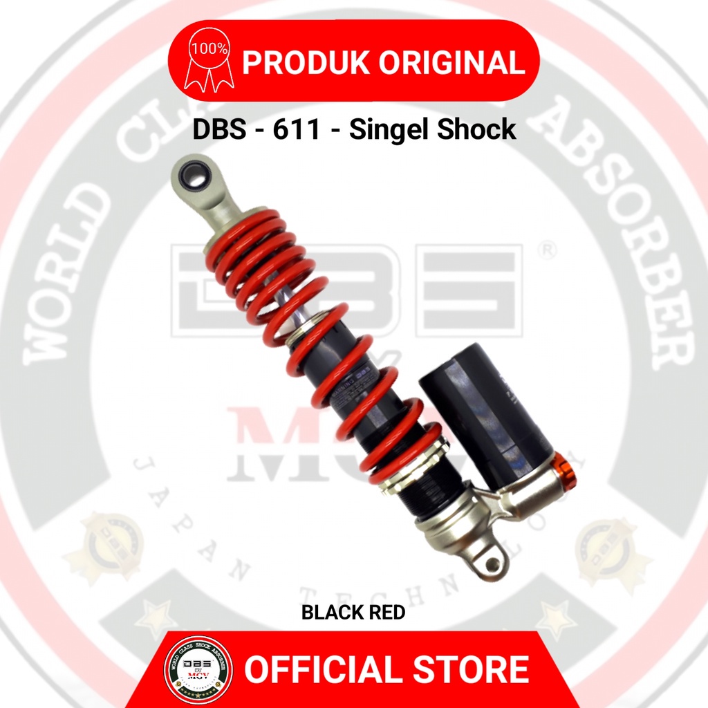 [ BISA COD ] Shock Tabung DBS 611 PROLINS SERIES GENIO BEAT VARIO SCOOPY MIO J GT M3 FINO XEON SOUL GT125 FAZZIO XRIDE LEXI FREEGO