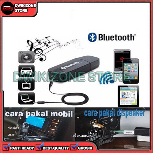 [GROSIR] BLUETOOTH AUDIO RECIEVER MOBIL MUSIK USB WIRELESS ADAPTER KABEL AUX PERANGKAT AUDIO RECEIVER