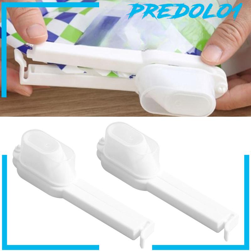 [Predolo1] 2x Klip Segel Penyimpanan Makanan Sealing Clamp Dengan Tutup Untuk Cereal Liquild Snack