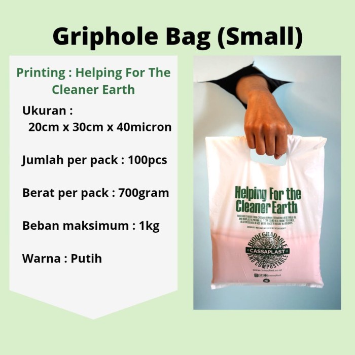 

⭐BISA COD⭐ Griphole Bag Small Cleaner Earth