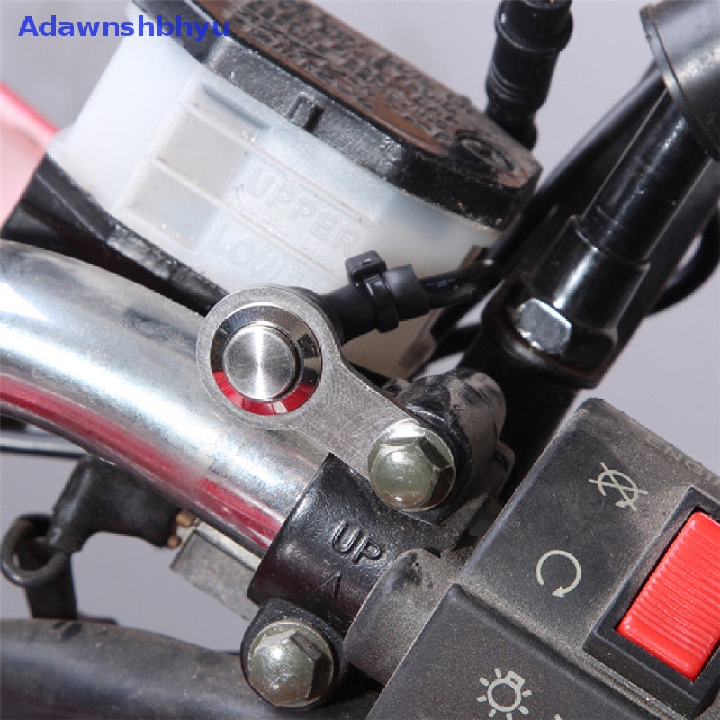 Adhyu 12V Universal Motorcycle Handlebar Reset Switch Button Engine ON-OFF Waterproof  ID