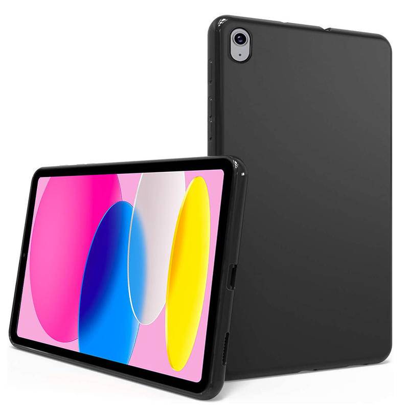 Casing Silikon Shockproof Untuk iPad Air10 9 8 7 5 4 6 2017 2018 10.9 10.2 inch Bumper Fleksibel Hitam Penutup Belakang Untuk iPad Pro 11 12.9 2020 2021 2022