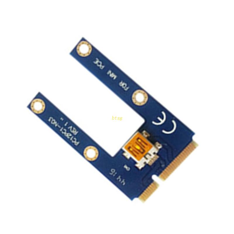 Btsg Mini PCI-E Converter Card USB 3.0 Adapter PCI Untuk express 1X Ke 16X Slot Bitcoin Kartu Tambang PCI-E Converter Adapt