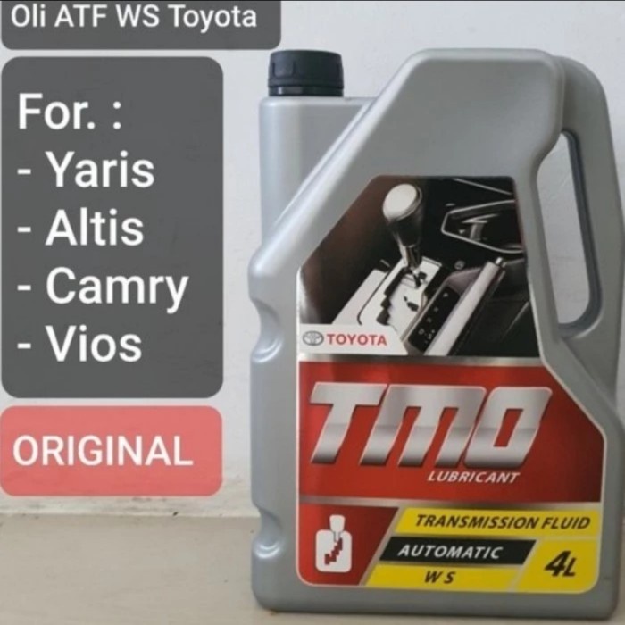 Oli matic Toyota TMO WS 4L