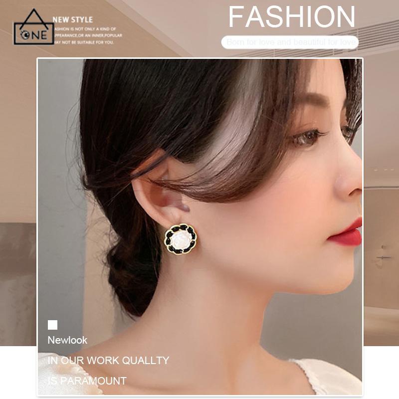 COD❤️Anting S925 Desain Perak Temperamen Serbaguna Geometris Fashion Sederhana-A.one