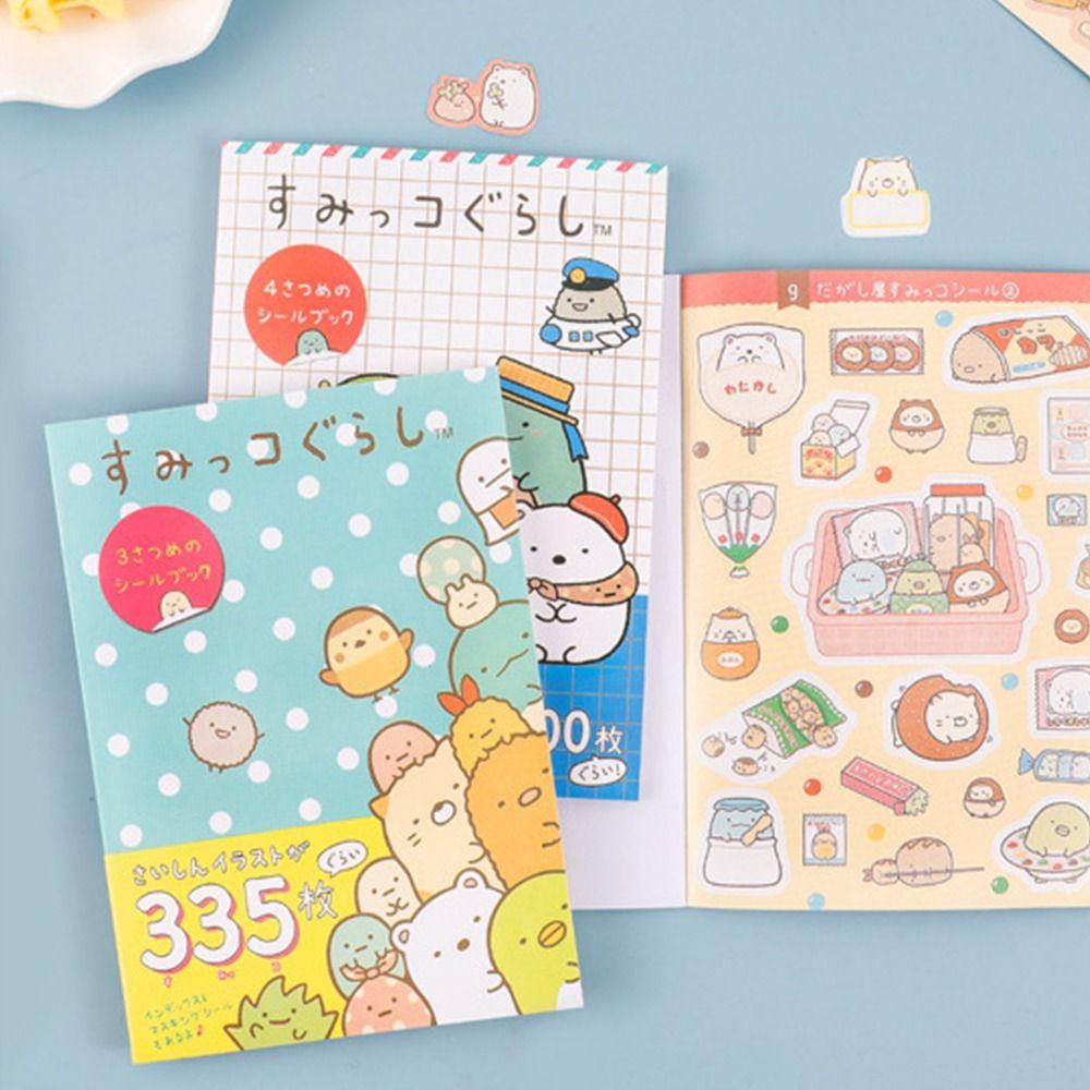 Mxbeauty Stiker Dekoratif Buku Lucu Kartun Scrapbooking Siswa Tangan Akun Alat Tulis DIY Jurnal Sticker