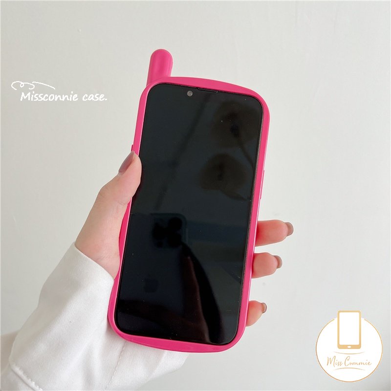 IPHONE Graffiti Cute Rabbit Ikatan Simpul Case Kompatibel Untuk Iphone7 8 Plus XR X11 14 13 12 Pro MAX XS MAX SE 2020 Retro Personal Bentuk Ponsel Seluler Soft Cover Dengan Liontin Cinta Cinta Hati