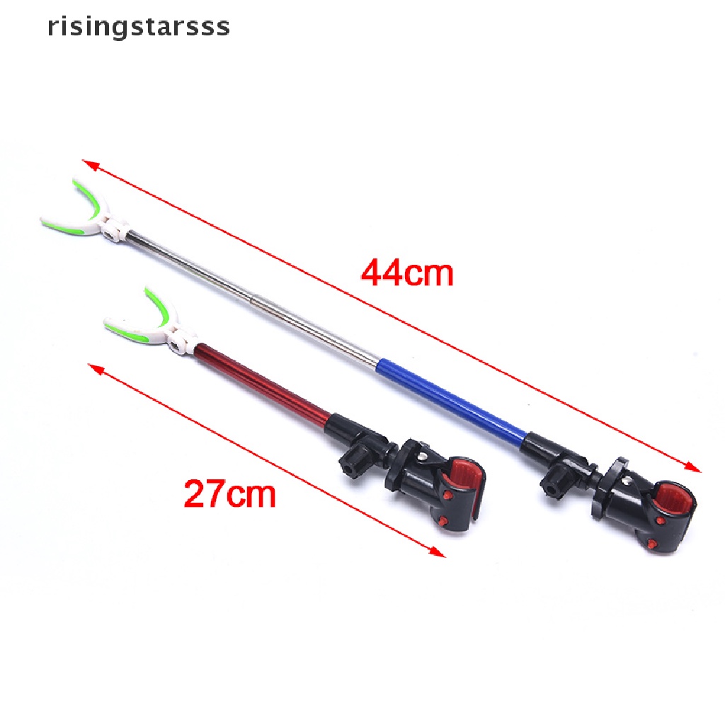 Rsid Span-new Telescopic Fishing Rod Holder 3bagian Penyangga Stand Alat Jelly