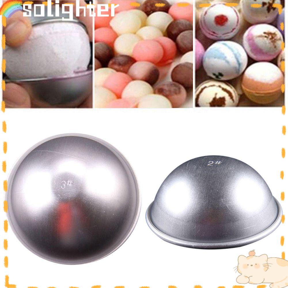 Solighter Cetakan Kue Kering Kue Kering New Kitchen Sphere Bath Pan Loyang