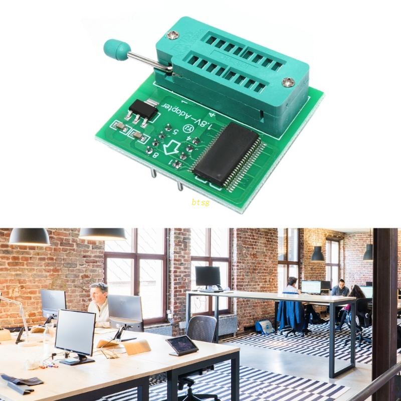 Btsg 1.8V Adapter Scoket Digunakan Untuk Programmer TL866CS TL866A RT809F EZP2010 EZP2013 EZP2019 Motherboard 1.8V Konversi B