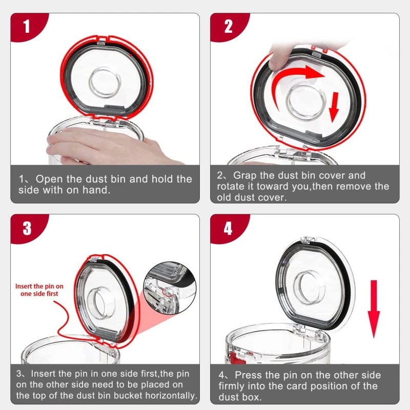 Bottom seal bucket Penutup Bawah Untuk V7 V8 vacuum cleaner Sparepart Pengganti