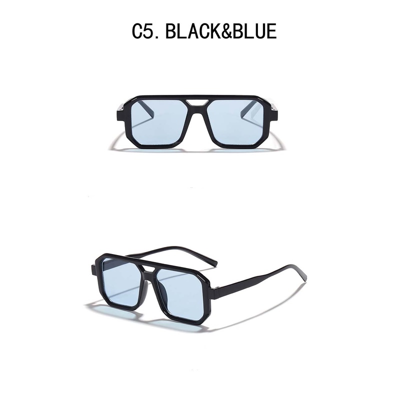 [Gratis Ongkir] Kacamata Retro Wanita Biru Klasik Original Eyeglasses Shade UV400