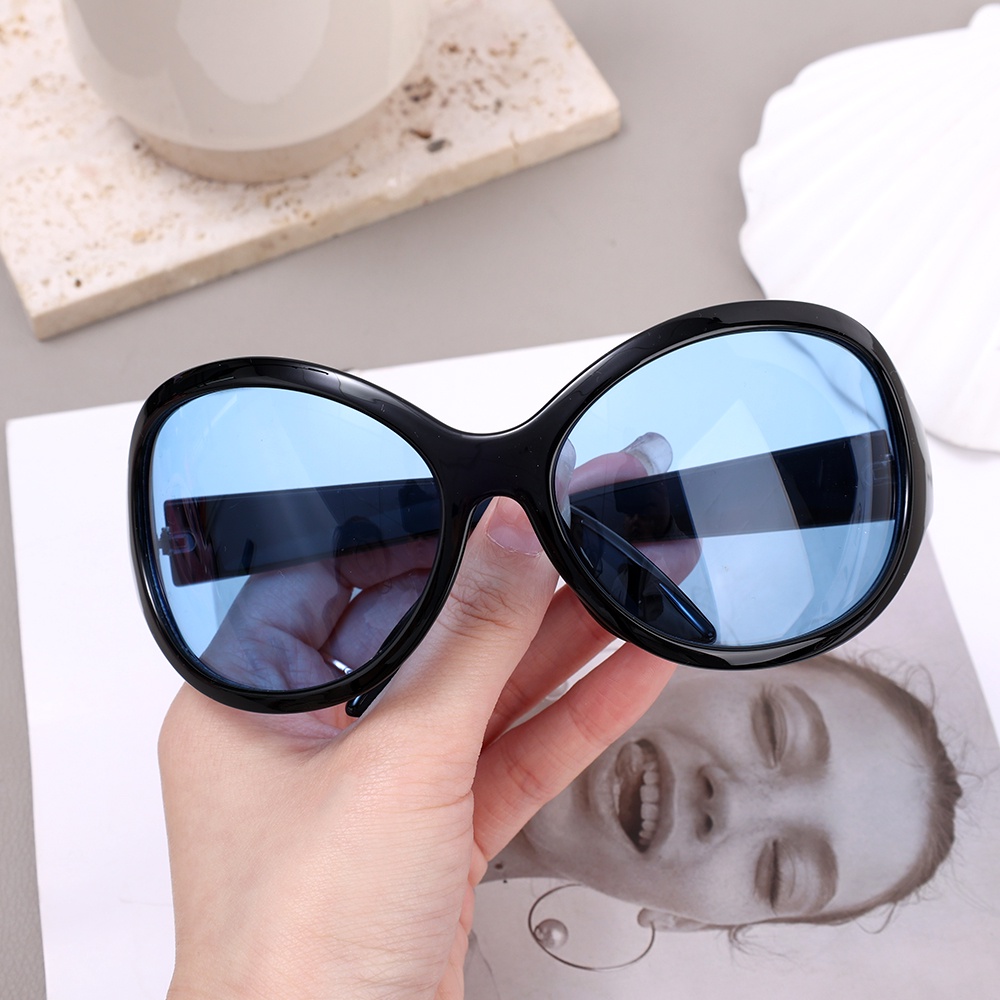 [Hot Sale] Untuk Mengemudi, Perjalanan, Memancing Punk Klasik Kacamata Matahari Wanita Pria Fashion Vintage Sunglasses ound/Rectangle Oversized Oval Perlindungan UV Mata Kucing R