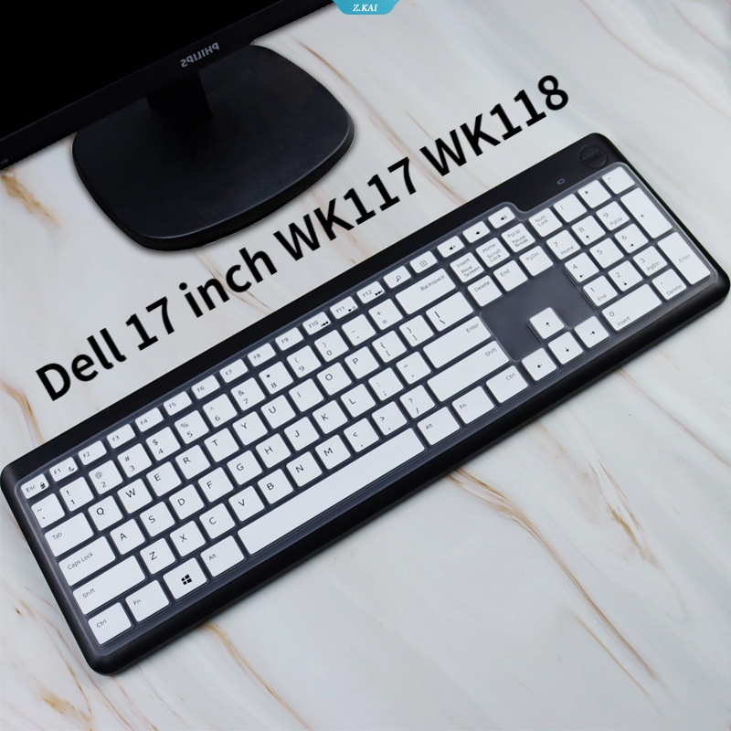 Dell Cover Keyboard Desktop Silikon Anti Air Dan Debu Cocok Untuk Keyboard Wk17Inci WK117 WK118 [ZK]