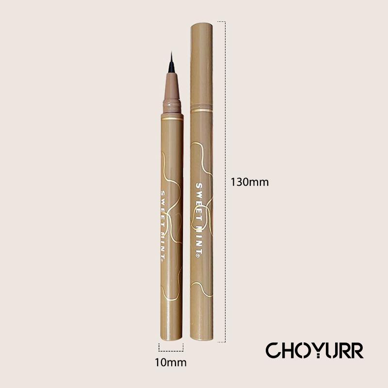 【COD】Sweetmint Slim Eyeliner Pena Ulat Sutra Berbaring Cair Tahan Air Cepat kering Eyeliner Riasan Mata Tanpa Noda-CH