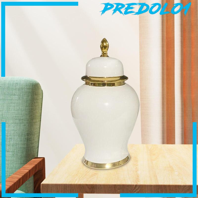 [Predolo1] Ceramic Ginger Jar Storage Tank Vas Keramik Untuk Rak Dekorasi Pernikahan