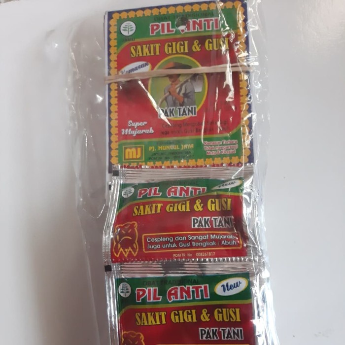 

Pil Pak Tani Sakit Gigi Original ASLI