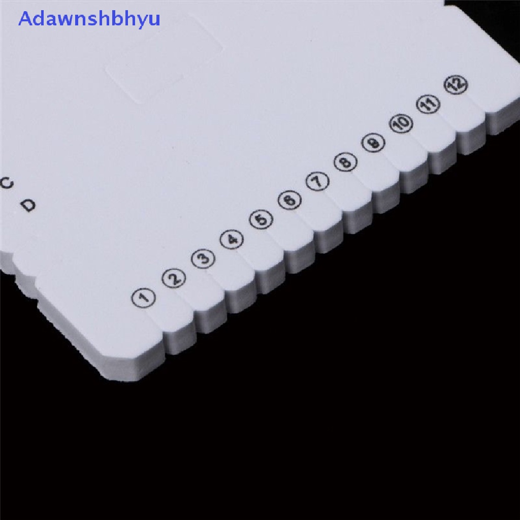 Adhyu Bulat Persegi Handmade Manik-Manik Cord Disk Braiding Plate DIY Tali Kepang Braided ID