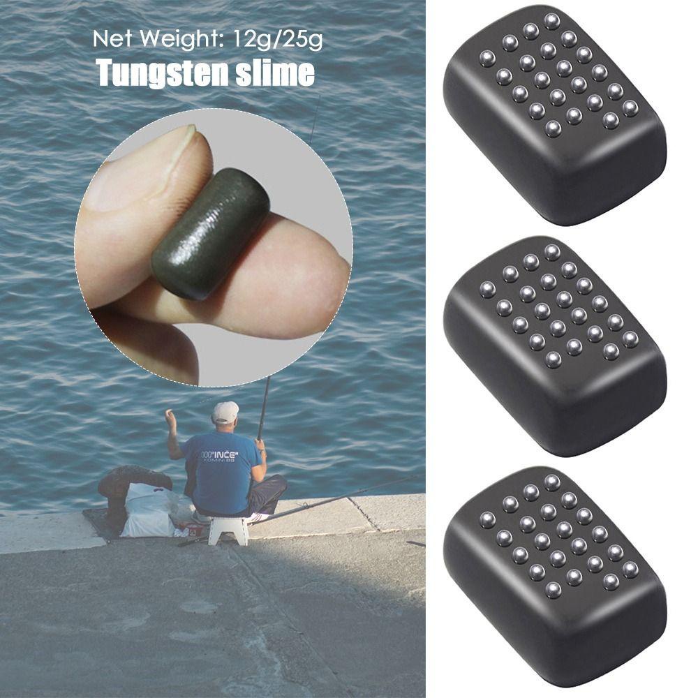 TOP Lembut Memimpin Pasang Tembakan Bulat Garis Wastafel Pemberat Tambahan Tungsten Mud