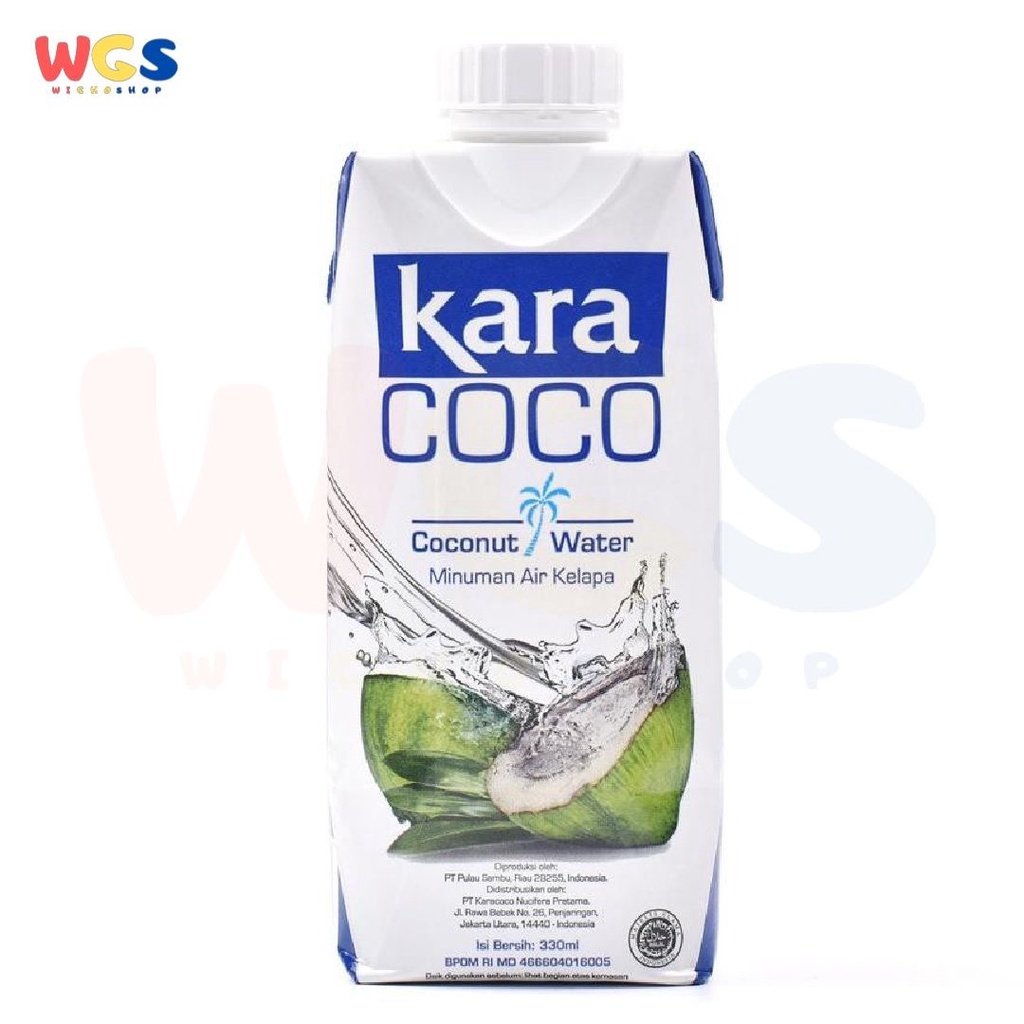 Kara Coco 100% Coconut Water 4 pcs x 330ml - Minuman Air Kelapa