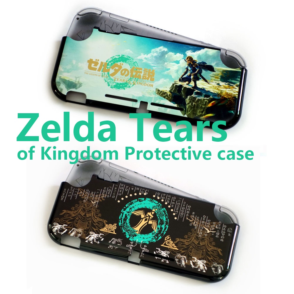 Nintendo Switch Lite Case Zelda Tears of Kingdom Casing Pelindung Fullcover Case Untuk Nintendo Switch Lite Pokemon Zelda Mario Tema NSL Hard Case