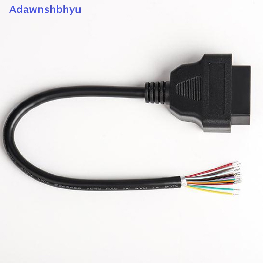 Adhyu OBD OBD-II 16pin Female Extension Connector Untuk Buka Pasang Kawat Kabel Diagnostik ID