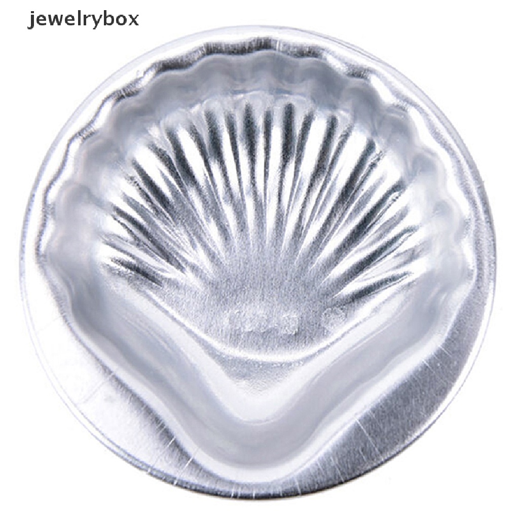 [jewelrybox] 5x Crafg Aluminium Alloy Handmade Cetakan Mandi Kue Fizzy Sea Shell Bentuk Butik