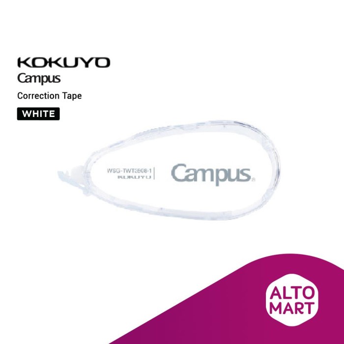 

DISKON SHOPEE/ Kokuyo Campus Base Color Correction Tape 5mm x 8m Tip Ex Pita Koreksi - WHITE