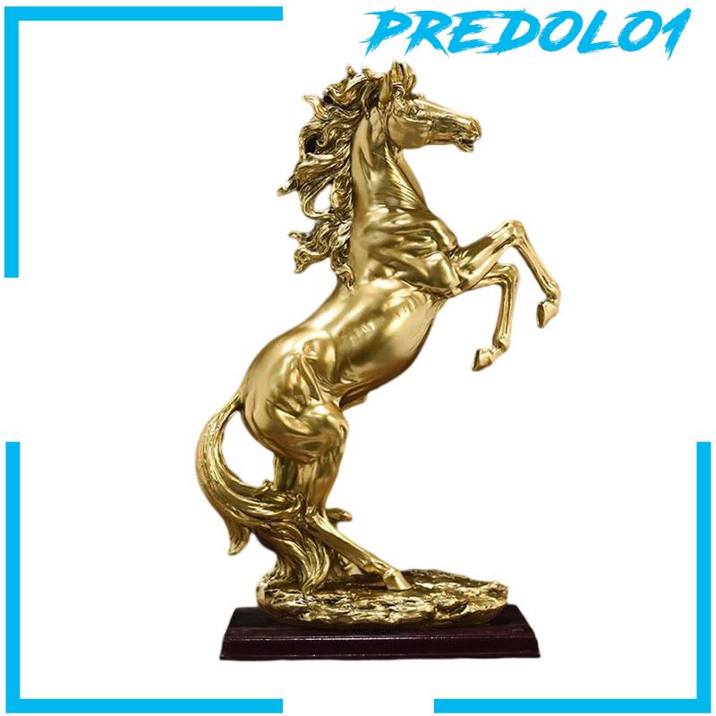 [Predolo1] Standing Horse Statue Ornament Patung Kuda Besar Untuk Lemari Rak Meja