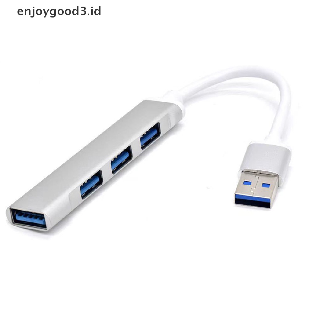 [Rready Stock] USB 3.0 hub extender set splitter USB high-speed laptop dock hub multi-Fungsi Satu drag Empat Untuk Aksesoris Komputer PC (ID)