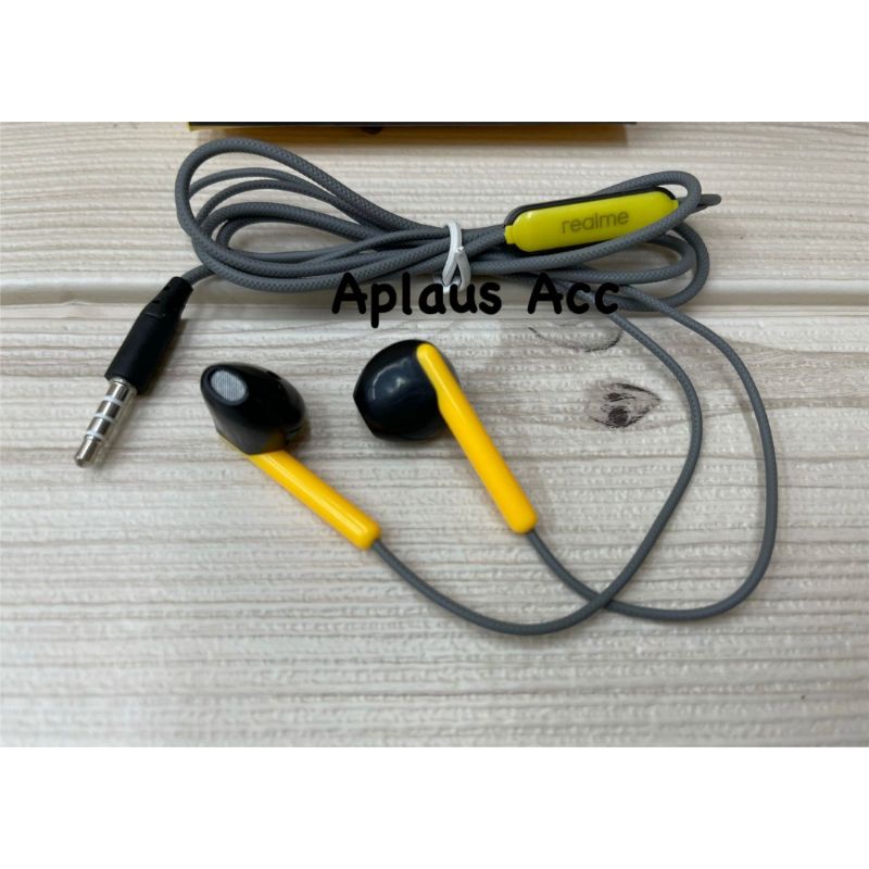 Handsfree Headset Realme + Mic Stereo Earphone Universal TA-019 [ BES SELLER ]