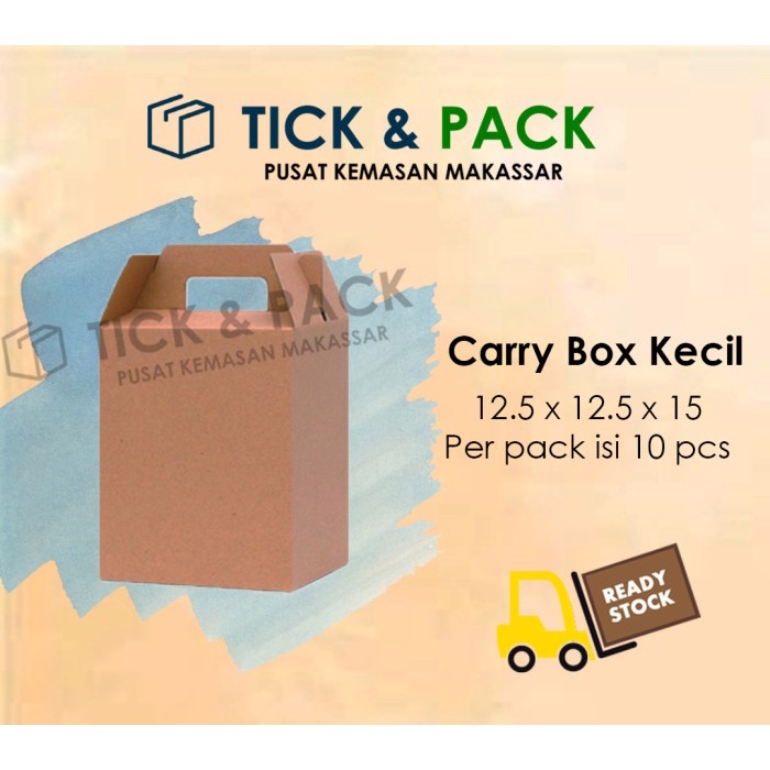

⭐BISA COD⭐ Gable Box Kecil Corrugated Kemasan Dus Sambel Udang | Packaging Unik