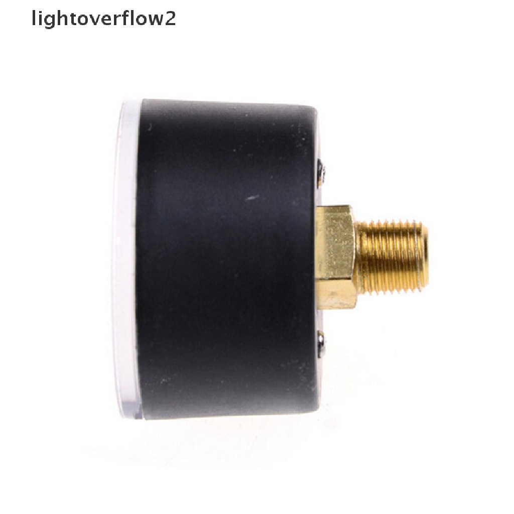 [lightoverflow2] 0-180psi Kompresor Angin Pneumatic Hydraulic Fluid Pressure Gauge 0-12Bar new [ID]