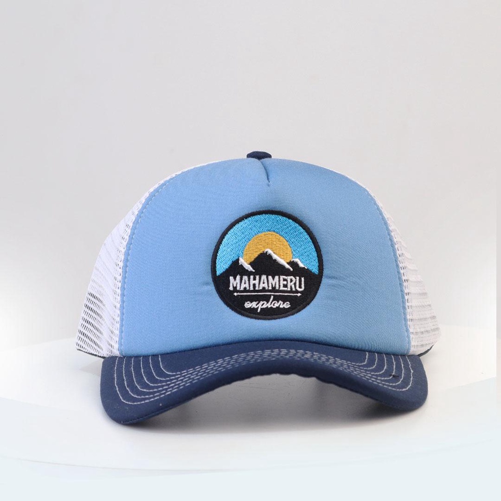 Mahameru Topi Trucker | Hjm Embro 10 | Topi Jaring