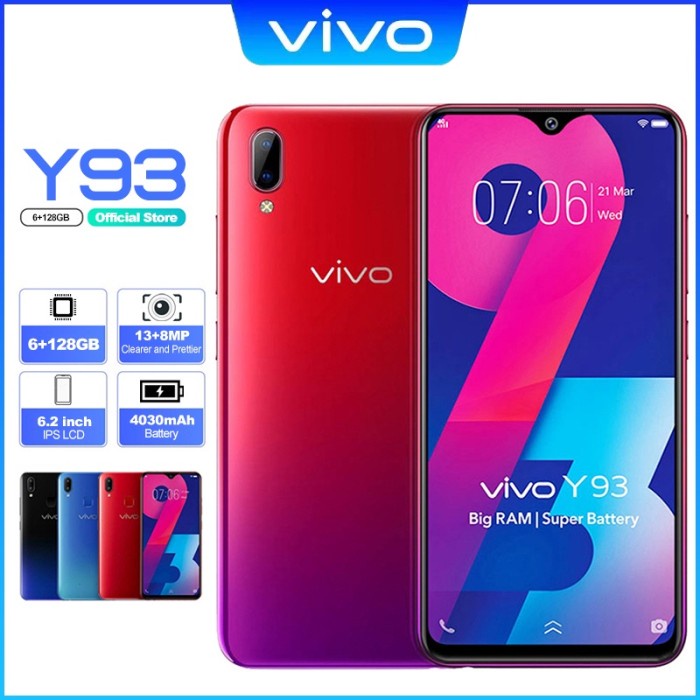 VIVO Y93 4/64GB VIVO MURAH HANDPHONE MURAH -  BARU GARANSI 1 TAHUN