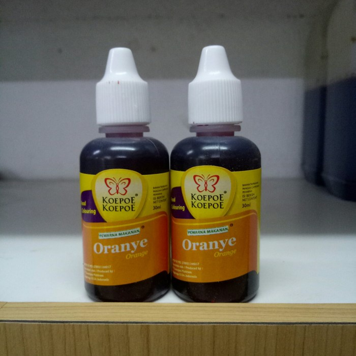 

Koepoe2 pewarna oranye 30ml