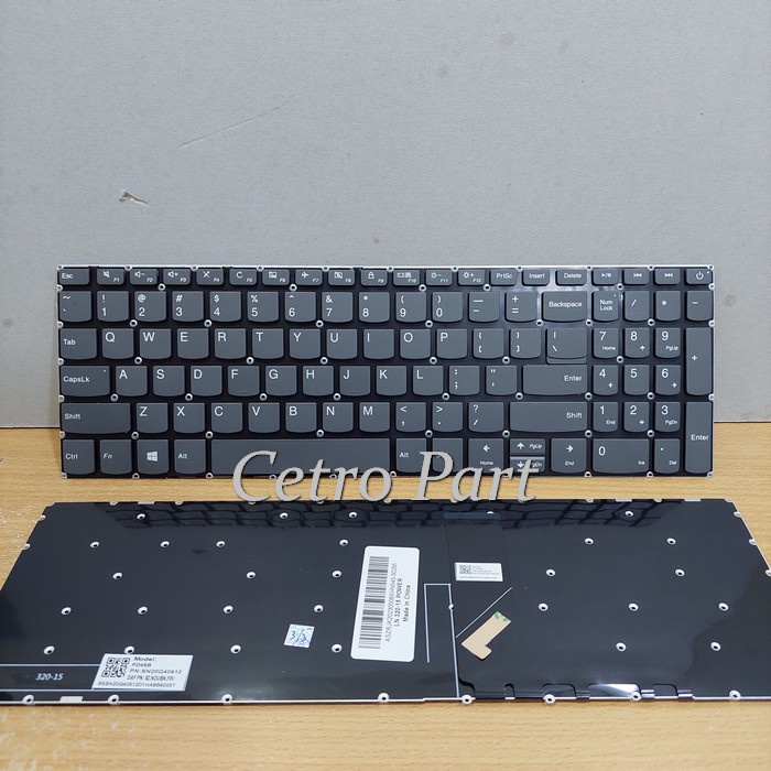 Keyboard LEN Ideapad 320-15IKB 320-15ABR 320-15 Series Tombol Power