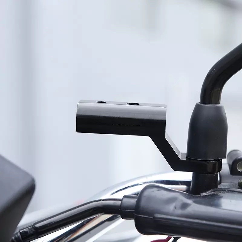 Extension Bar Bracket Lubang 4mm 6mm Motor Side Mirror Universal Adaptor Phone Holder Spotlight GoPro