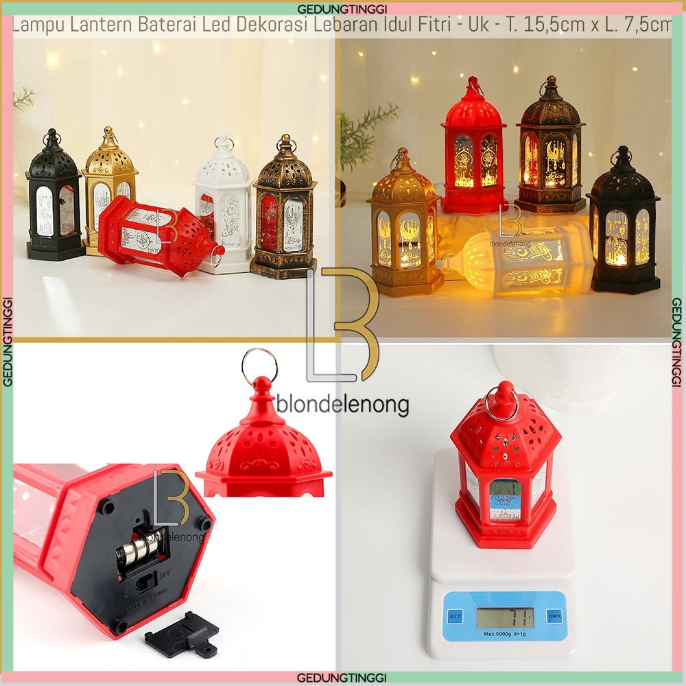 Lampu Lentera Lantern Led Hias Dekorasi Ornamen Ornament Dekor Hiasan Lebaran Idul Fitri Ramadhan Ramadan Karem Gantung Ketupat Bulan Sabit Bintang Dinding Ruangan Ruang Kamar Tidur Tamu Cafe Kafe Minimalis Aesthetic Batu Baterai Portable Portabel Terbaru