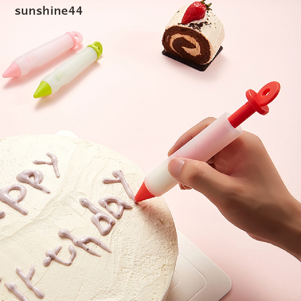 Sunshine Silicone Food Wrig Pen Coklat Decorag Tools Cream Cup Cake Alat Panggang ID