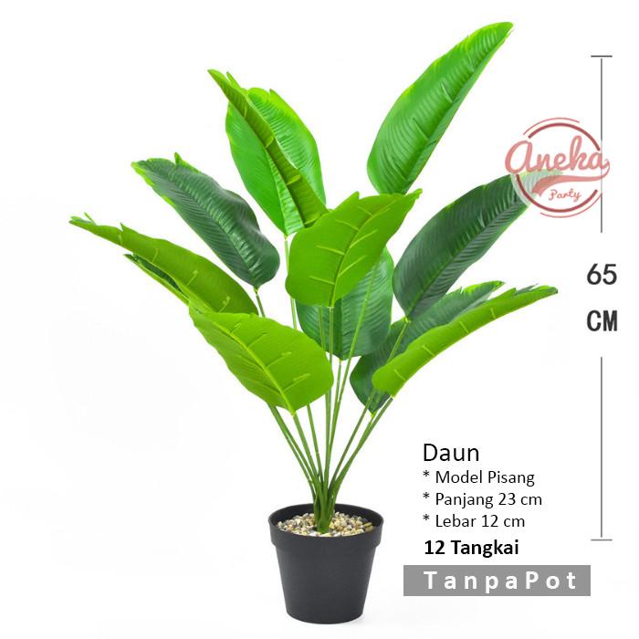 Daun Pisang Artificial / Daun Pisang Plastik / Dekorasi Tanaman Hias / daun dekorasi