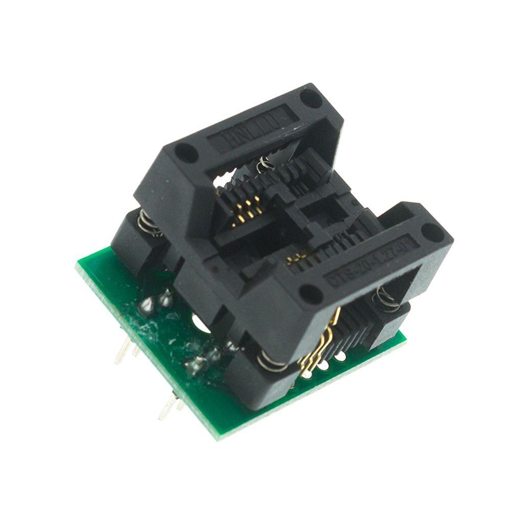 Populer 2pcs SOP8 Adapter Socket Programmer Untuk EZP2010 EZP2013 CH341A 24CXX 93CXX 25seri Wide-body Seat Wide