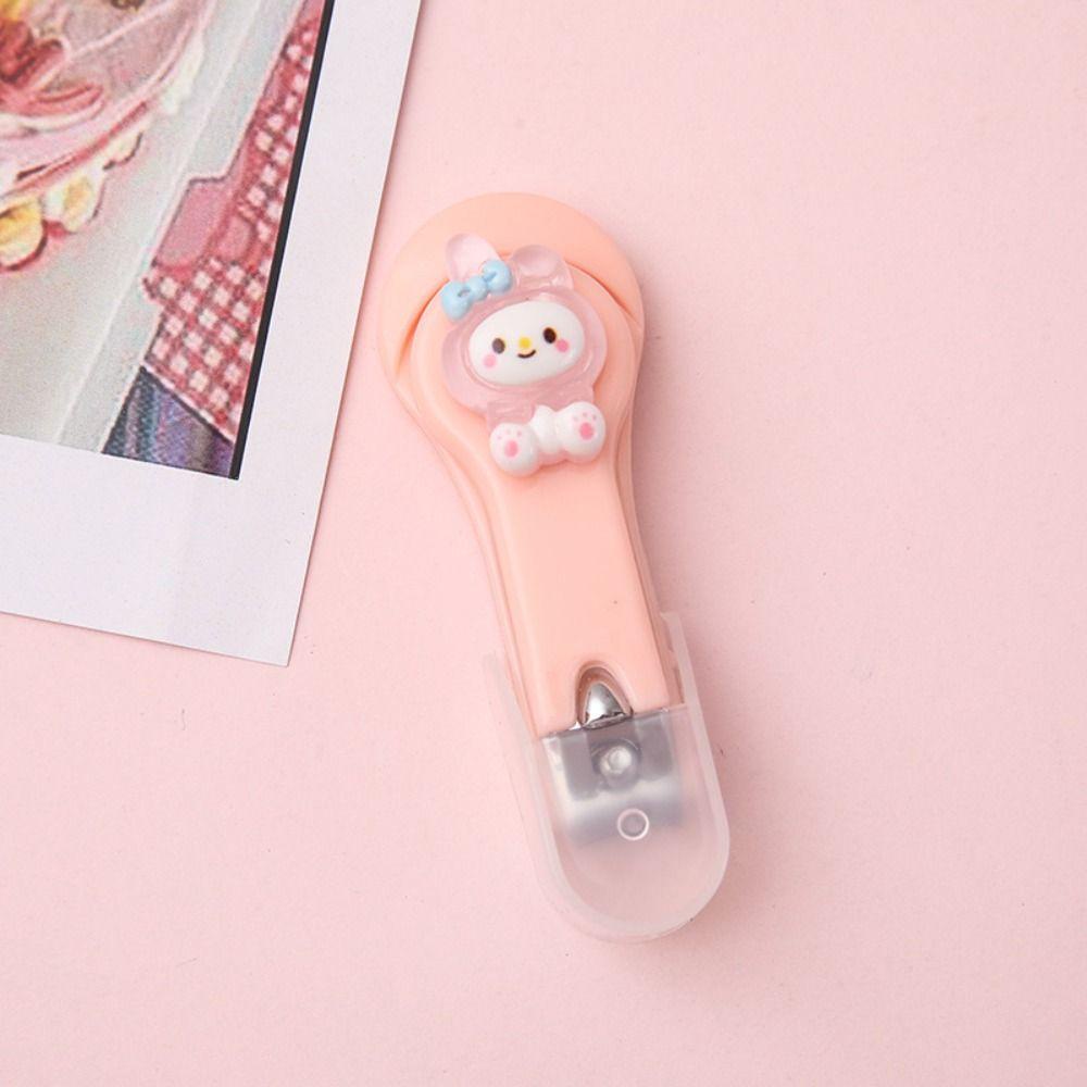 Agustina Kartun Gunting Kuku Pembersih Kutikula Kecantikan Perawatan Jari Nipper Trimmers Nail Clippers Cutter Alat Untuk Rumah Alur Kuku Tunggal Pedicure Stainless Steel Nail Tool